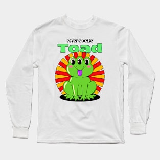 Psychedelic Toad Frog Trippy Long Sleeve T-Shirt